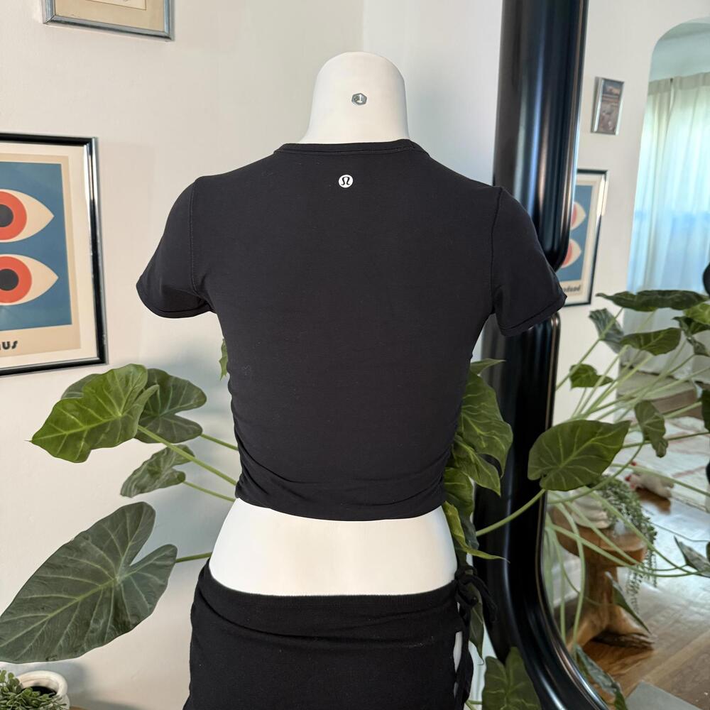 Lululemon Ruched Cropped Top - Picture 3 of 3